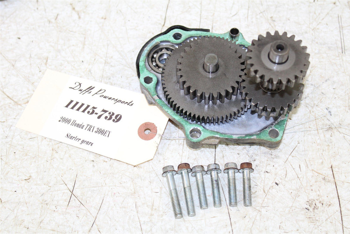 2000 Honda TRX 300EX Starter Motor Limiter Reduction Gears 11115
