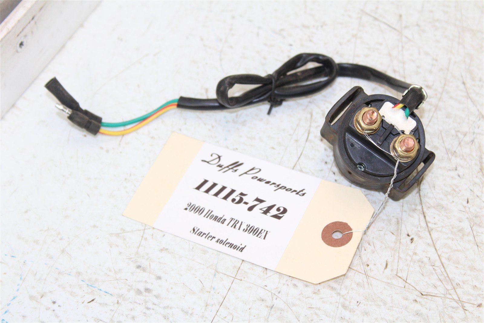 2000 Honda TRX 300EX Starter Relay Solenoid 11115