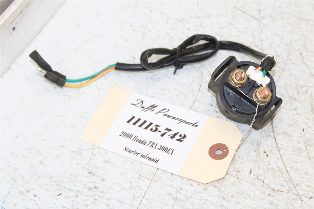 2000 Honda TRX 300EX Starter Relay Solenoid 11115