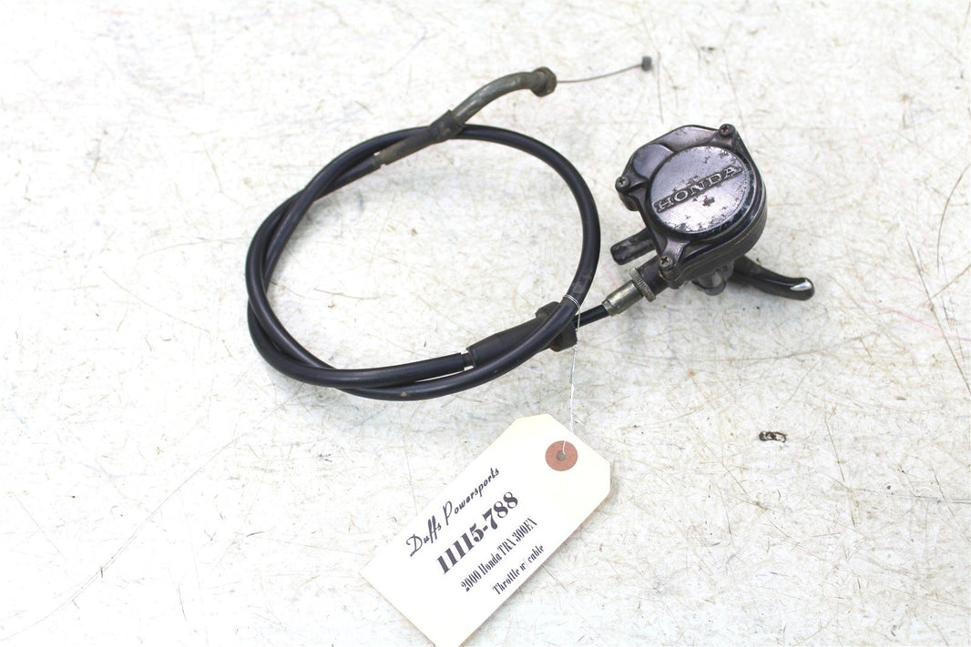 2000 Honda TRX 300EX Throttle Lever Housing w/ Cable 11115