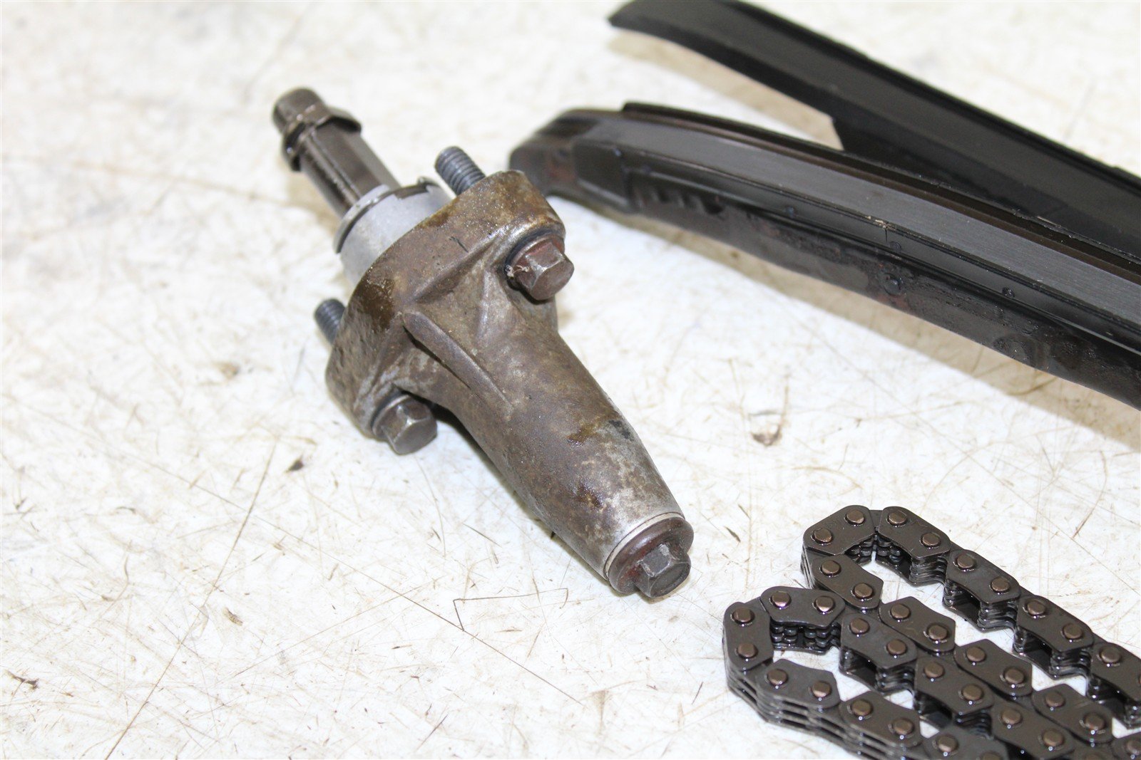 2000 Honda TRX 300EX Timing Chain Guide Slides w/ Camshaft Tensioner 11115