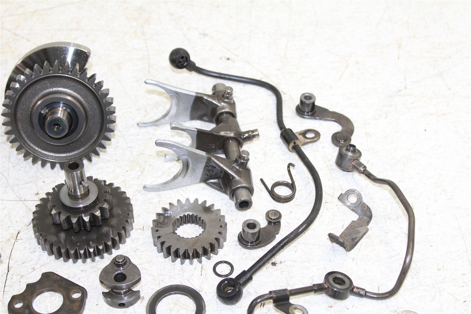 2000 Honda TRX 300EX Transmission Gears Shift Shaft Forks Drum 11115