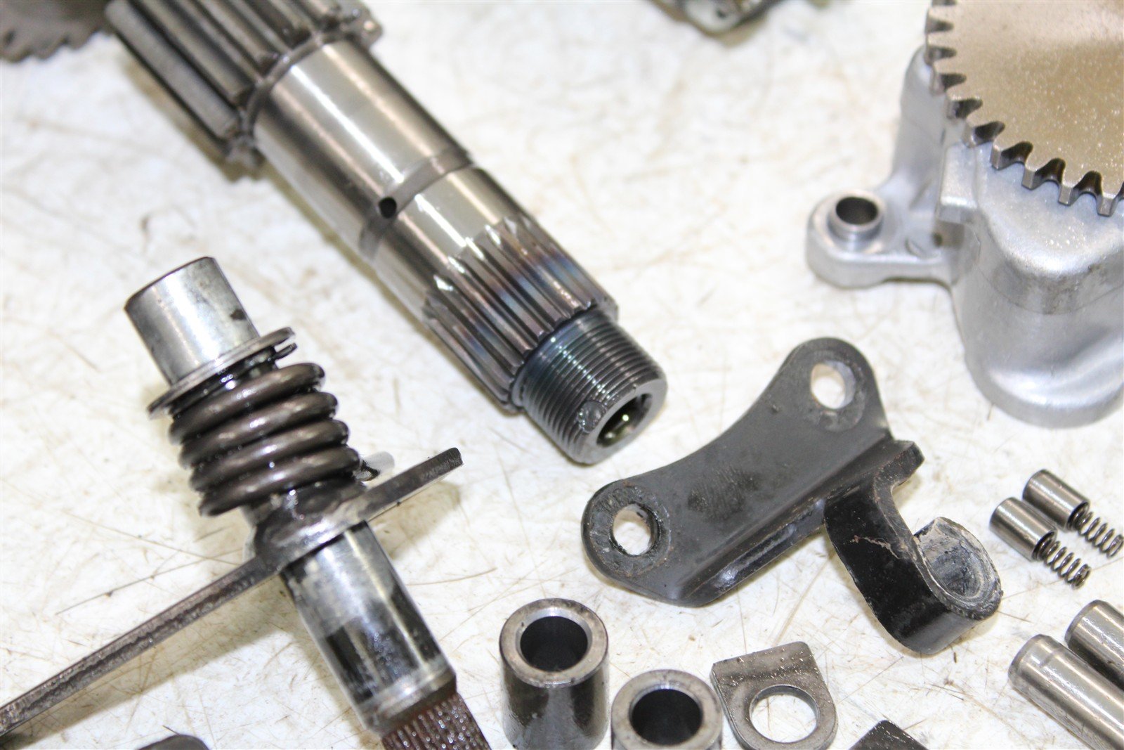 2000 Honda TRX 300EX Transmission Gears Shift Shaft Forks Drum 11115
