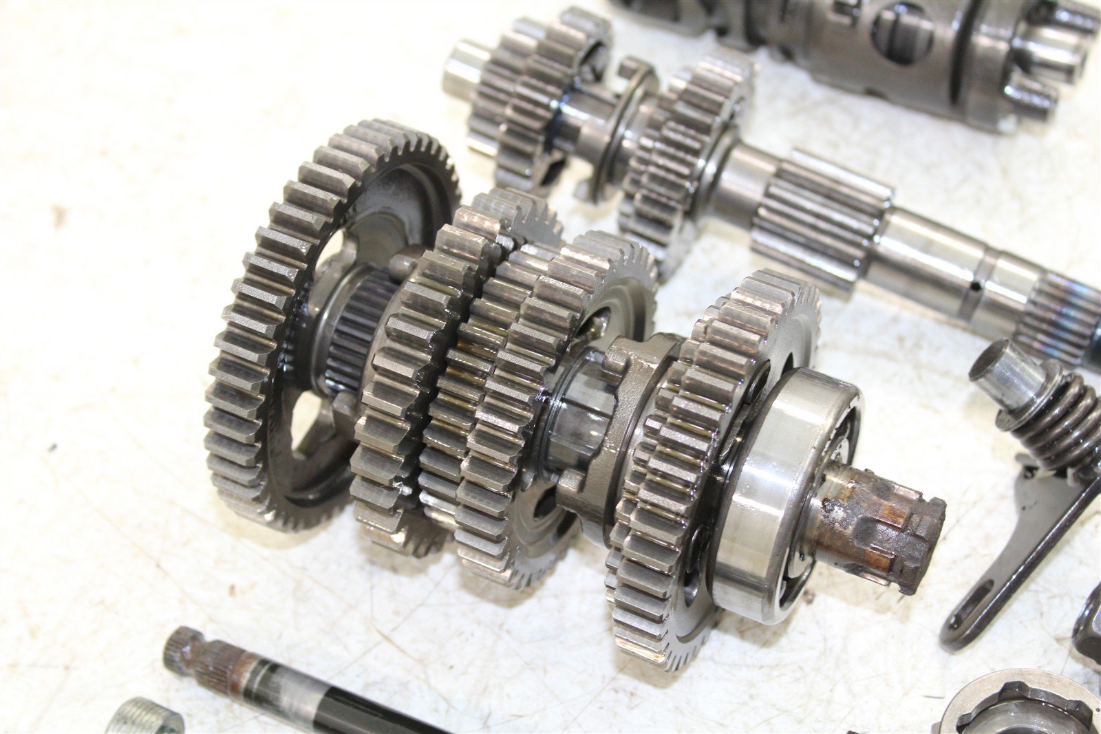 2000 Honda TRX 300EX Transmission Gears Shift Shaft Forks Drum 11115