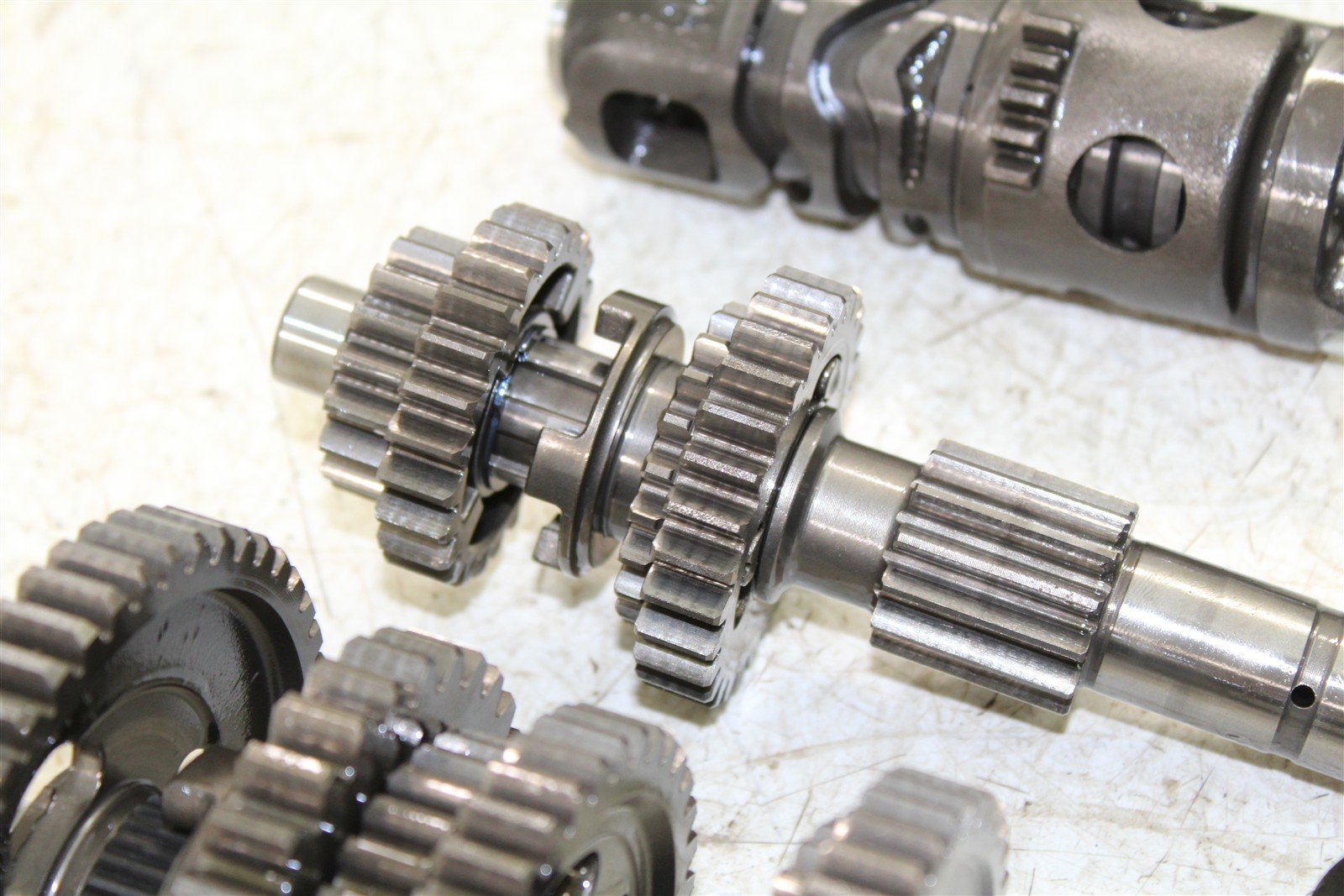 2000 Honda TRX 300EX Transmission Gears Shift Shaft Forks Drum 11115