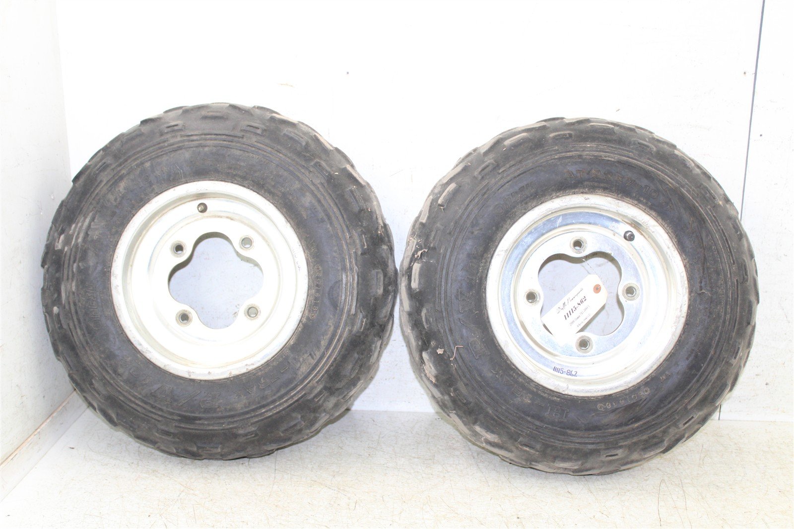 2000 Honda TRX 300EX Front Wheel Set Rims 11115