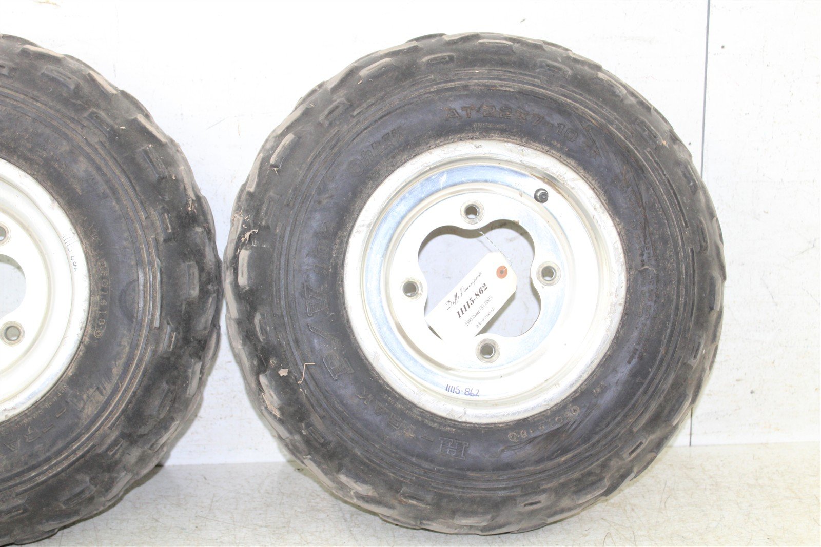 2000 Honda TRX 300EX Front Wheel Set Rims 11115
