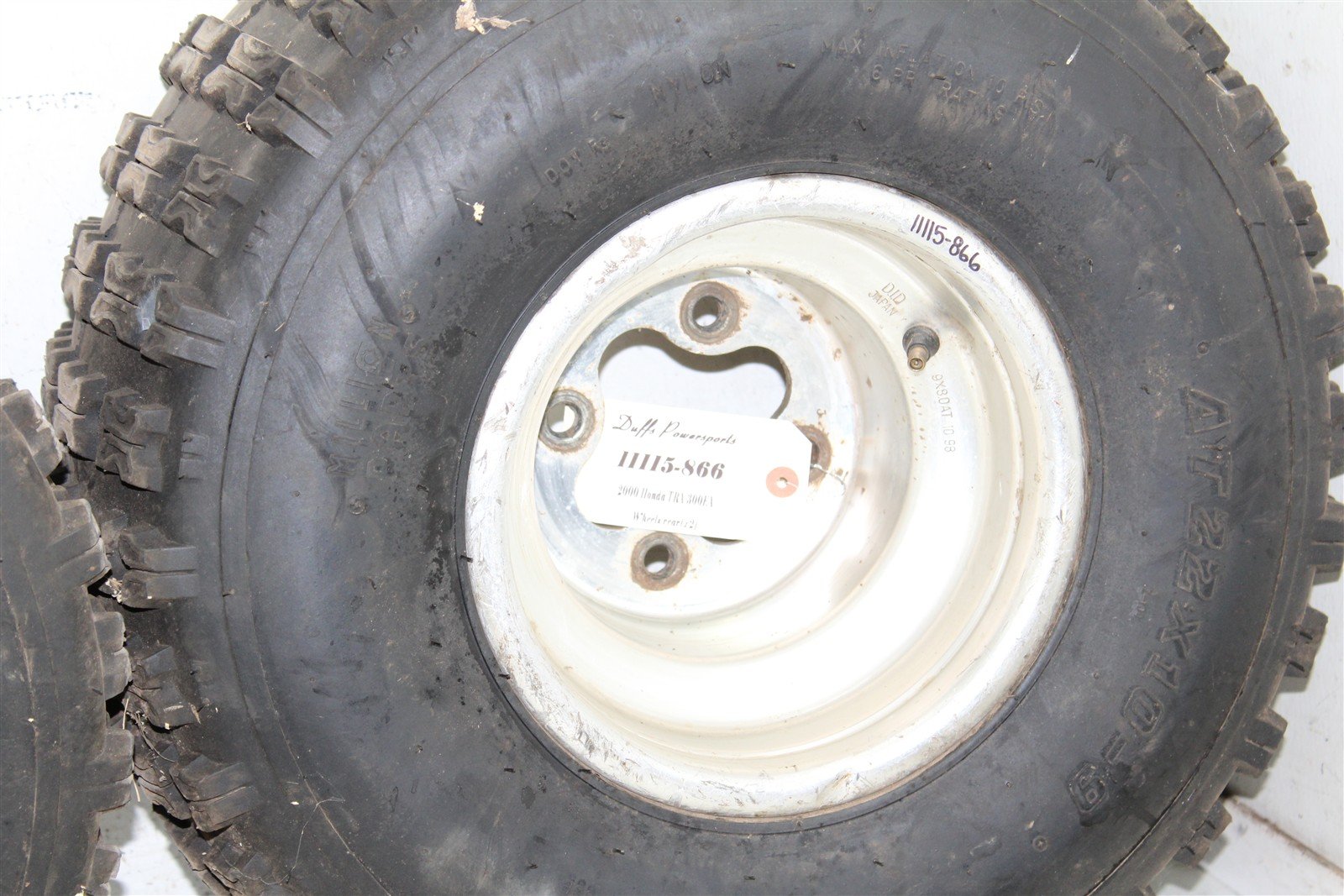 2000 Honda TRX 300EX Rear Wheel Set Rims 11115
