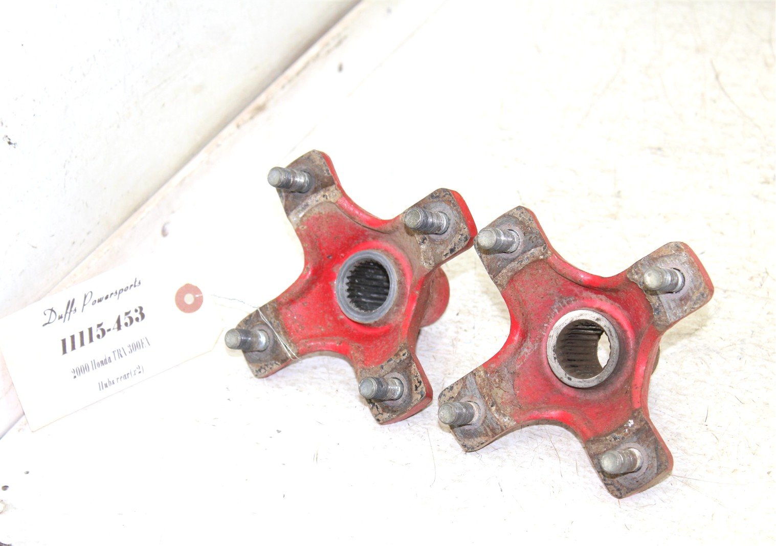2000 Honda TRX 300EX Rear Hubs Wheel Mounts 11115