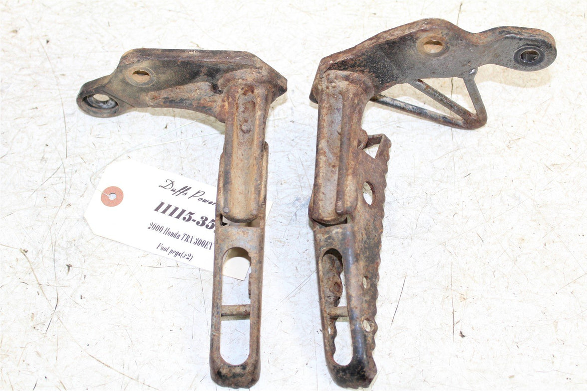 2000 Honda TRX 300EX Foot Pegs Rests Set Left Right 11115