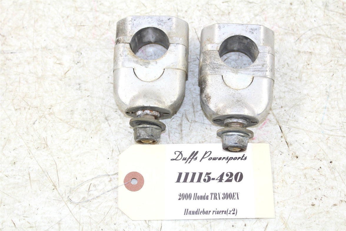 2000 Honda TRX 300EX Handlebar Clamps w/ 1-1/8" Risers Bars Mount 11115