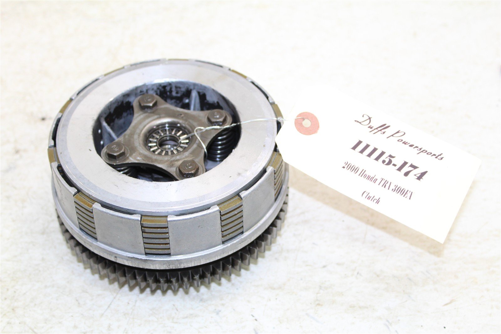 2000 Honda TRX 300EX Clutch Basket Inner Hub Pressure Plate 11115