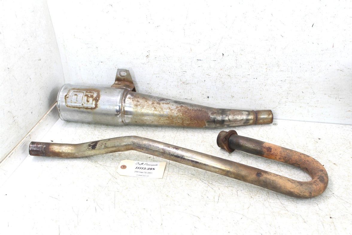 2000 Honda TRX 300EX DG Exhaust Head Pipe Silencer Muffler 11115