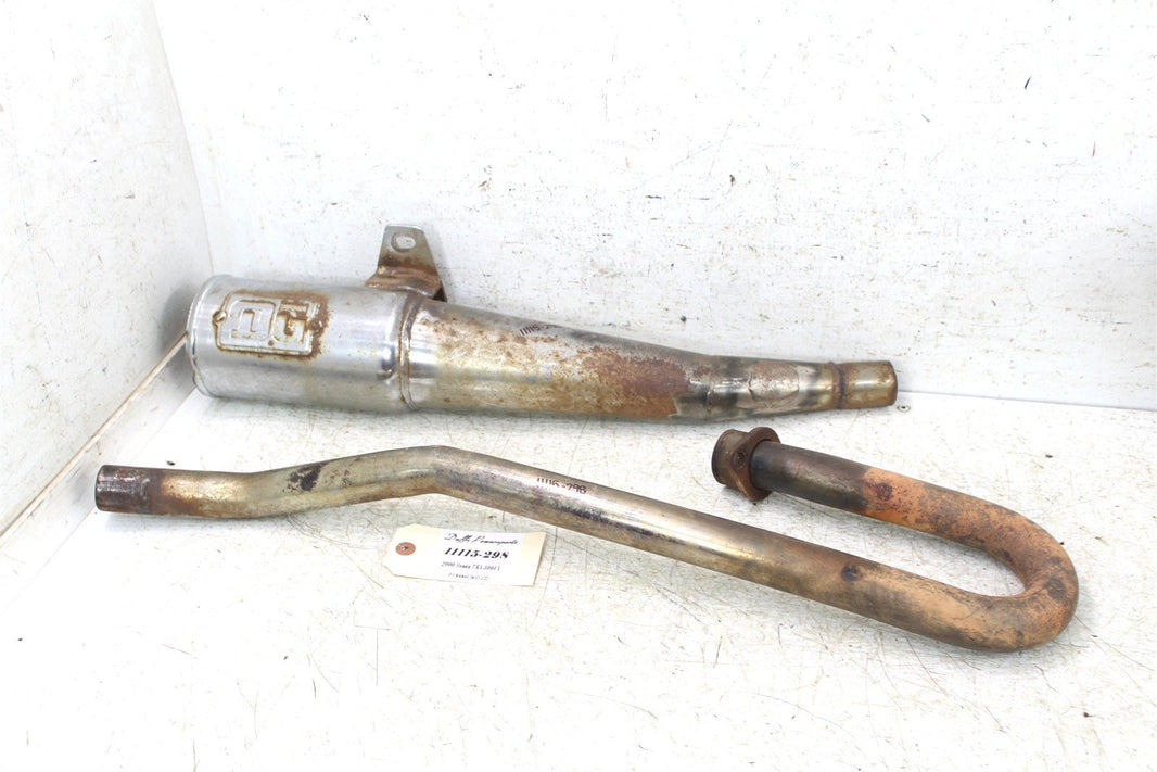 2000 Honda TRX 300EX DG Exhaust Head Pipe Silencer Muffler 11115