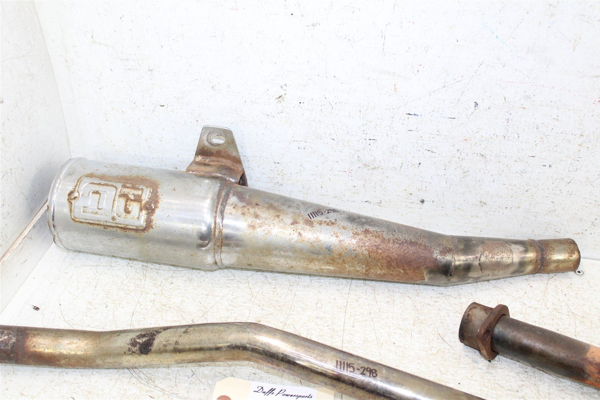 2000 Honda TRX 300EX DG Exhaust Head Pipe Silencer Muffler 11115