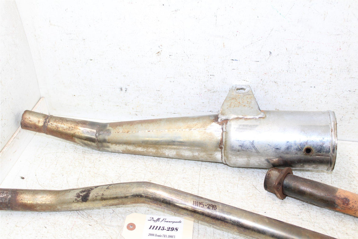 2000 Honda TRX 300EX DG Exhaust Head Pipe Silencer Muffler 11115