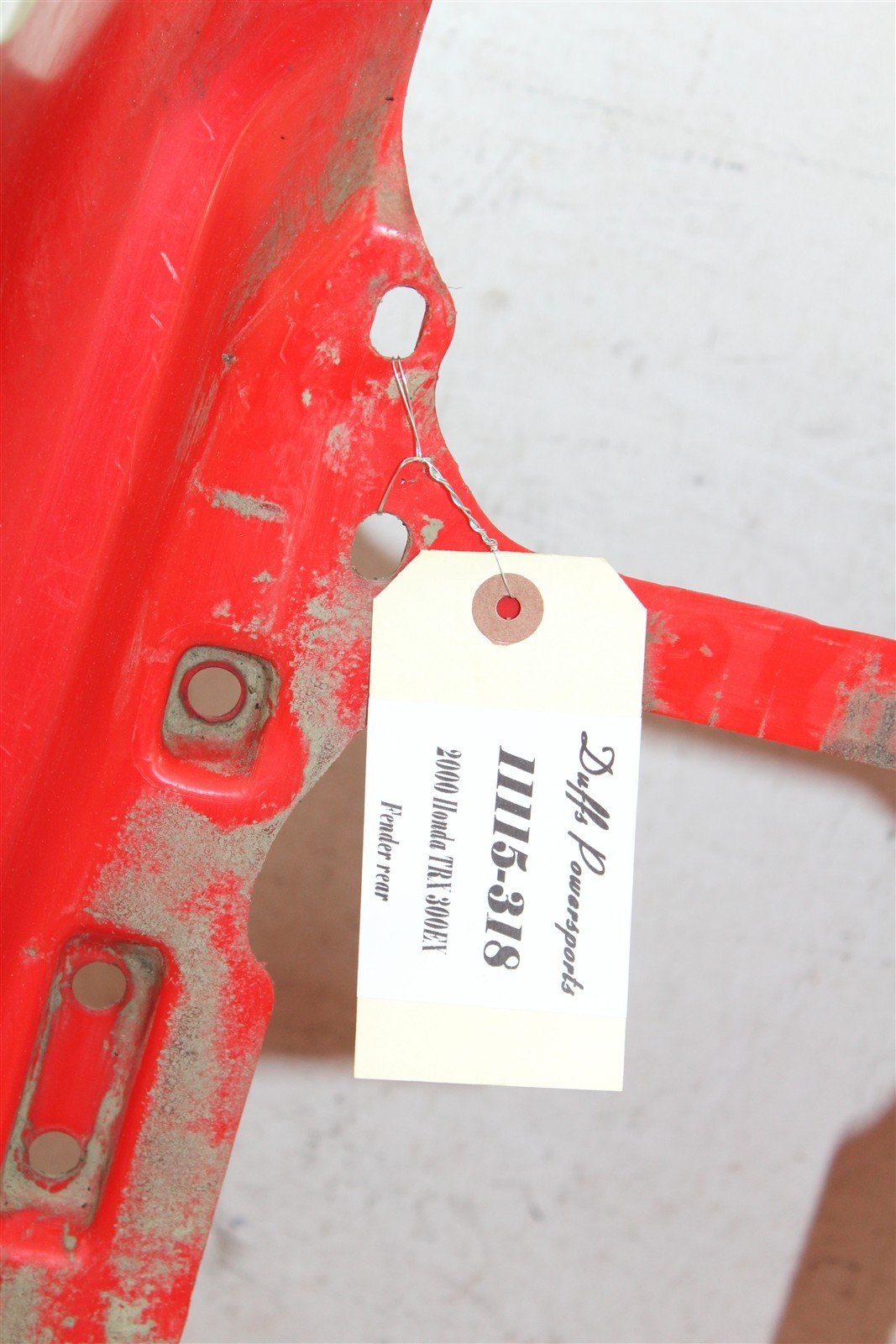 2000 Honda TRX 300EX Rear Fender Plastics 11115