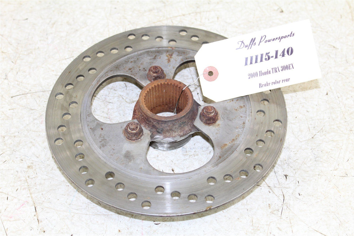 2000 Honda TRX 300EX Rear Brake Rotor Mount Hub Disc 11115