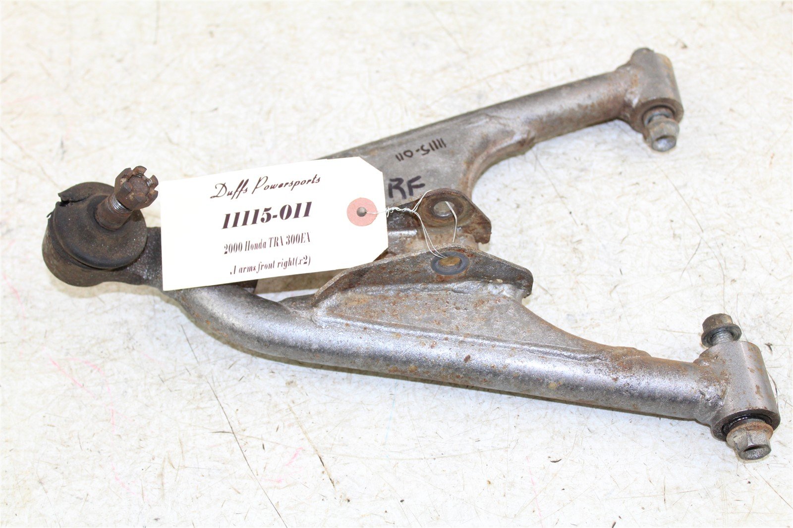 2000 Honda TRX 300EX Front Right Control A Arms Upper Lower 11115