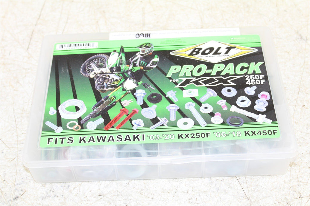 Kawasaki KX 250F KX 450F Bolt Pro Pack Bolt Kit 2004-2020 Plastics Frame 091H