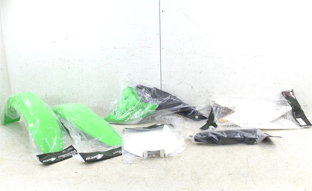 2006 Kawasaki KX 250F UFO Plastics Fender Set Kit Rear Front Number Plates 105H