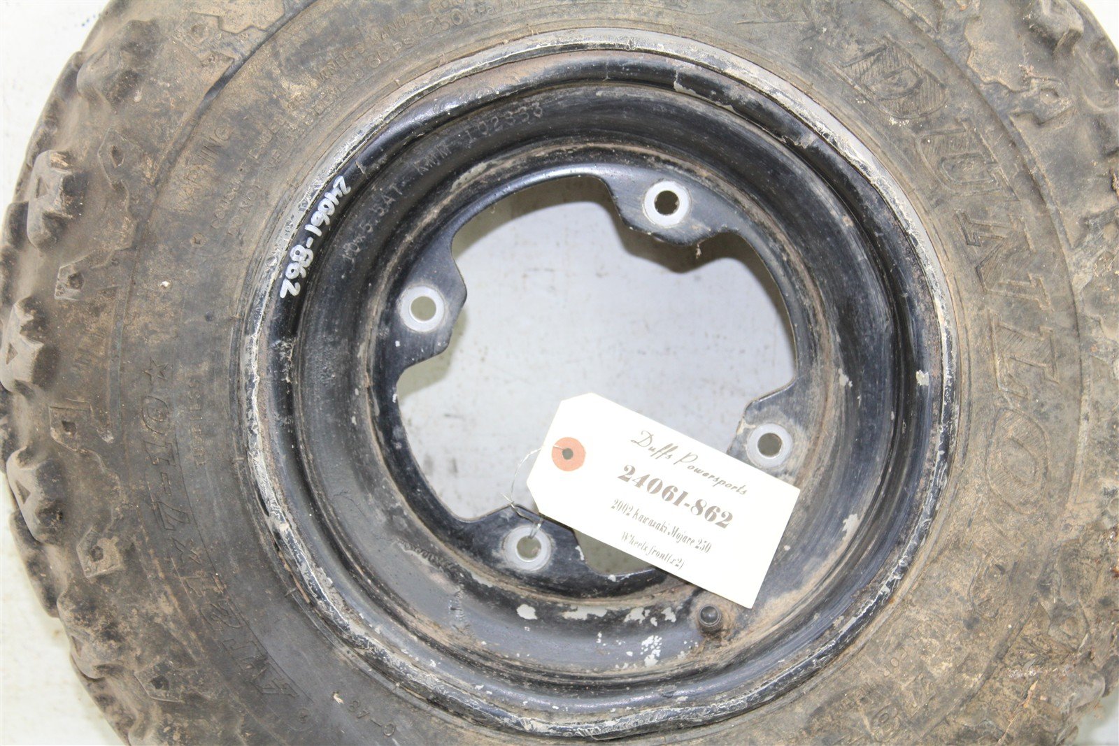 2002 Kawasaki Mojave 250 Front Wheel Set Rims 24061