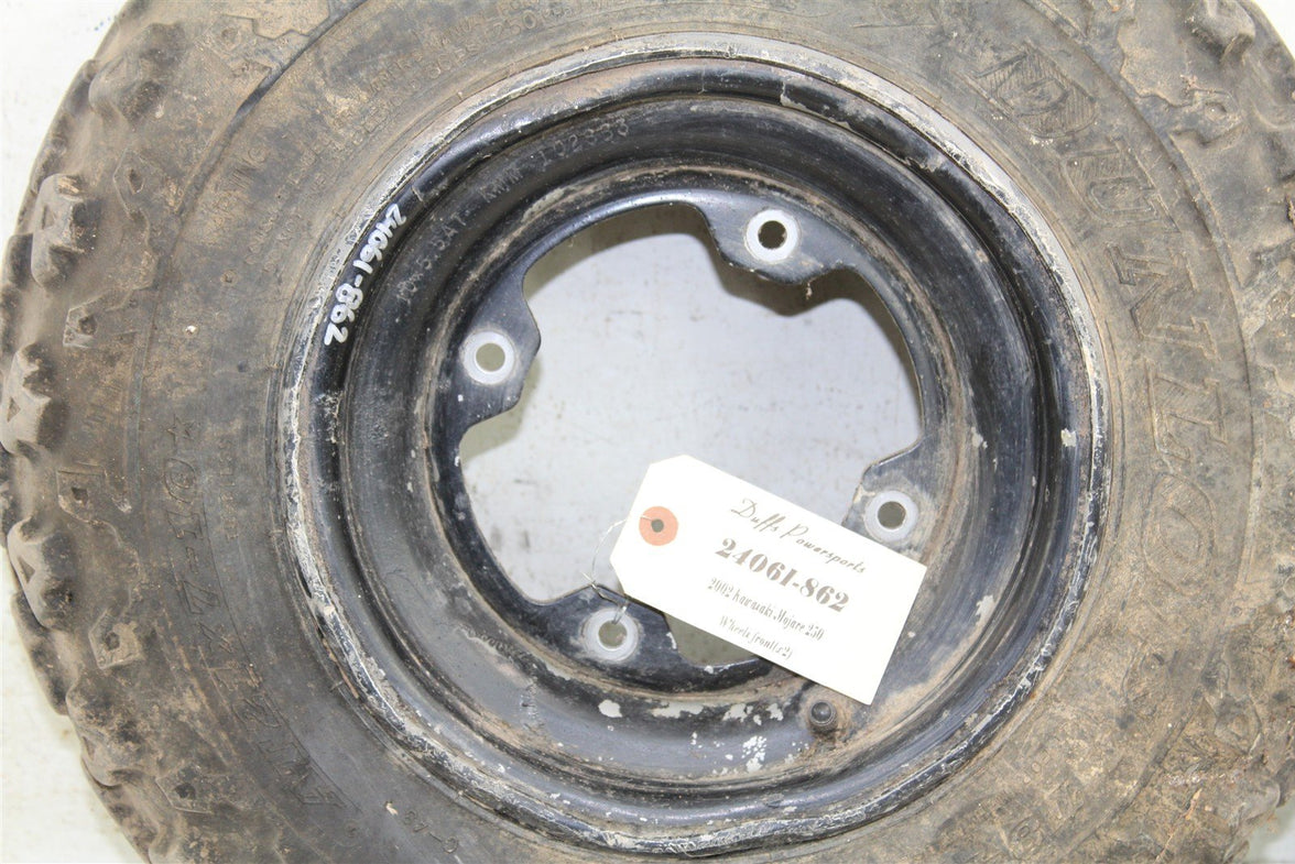 2002 Kawasaki Mojave 250 Front Wheel Set Rims 24061
