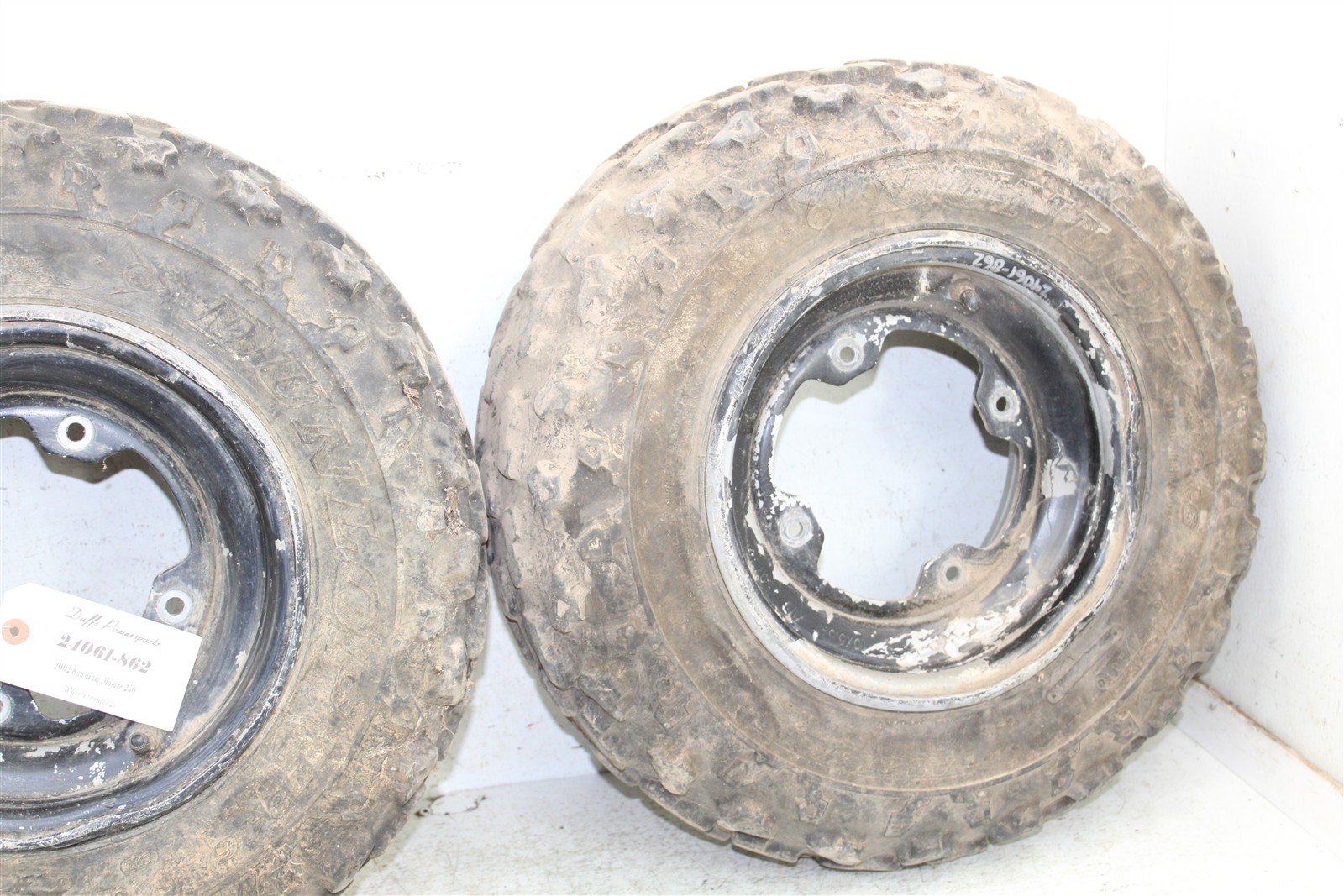 2002 Kawasaki Mojave 250 Front Wheel Set Rims 24061