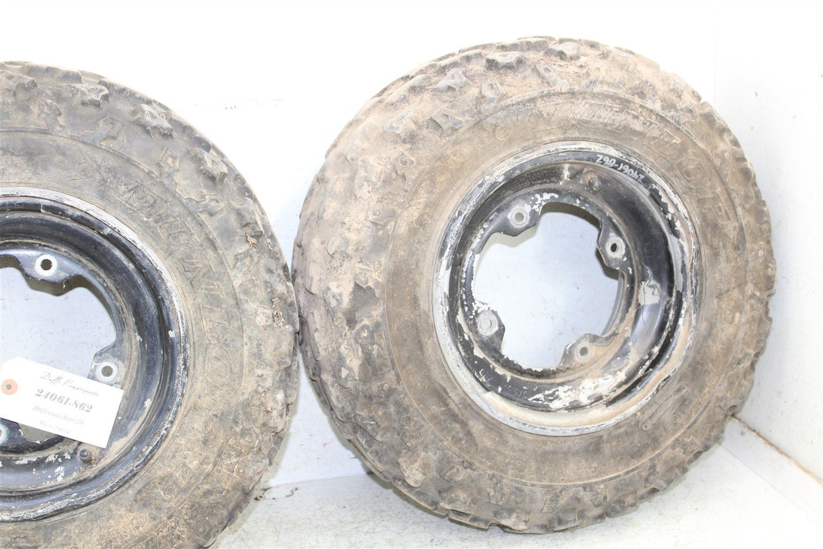 2002 Kawasaki Mojave 250 Front Wheel Set Rims 24061