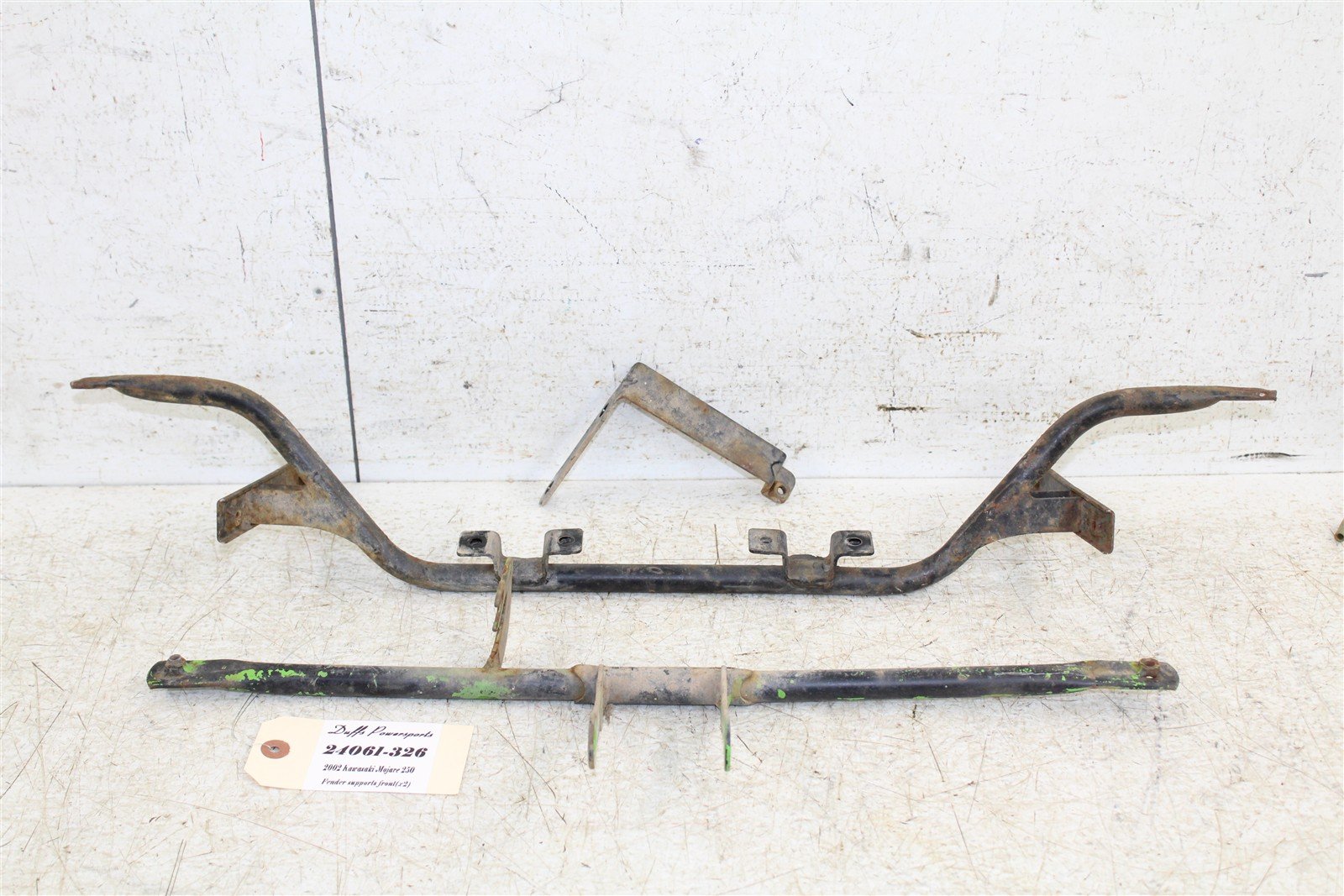 2002 Kawasaki Mojave 250 Front Fender Support Mounts Brackets 24061