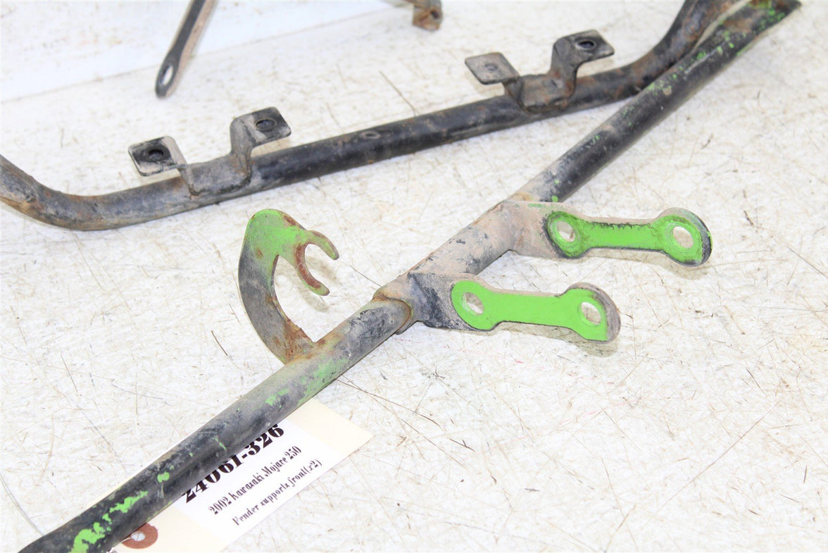 2002 Kawasaki Mojave 250 Front Fender Support Mounts Brackets 24061
