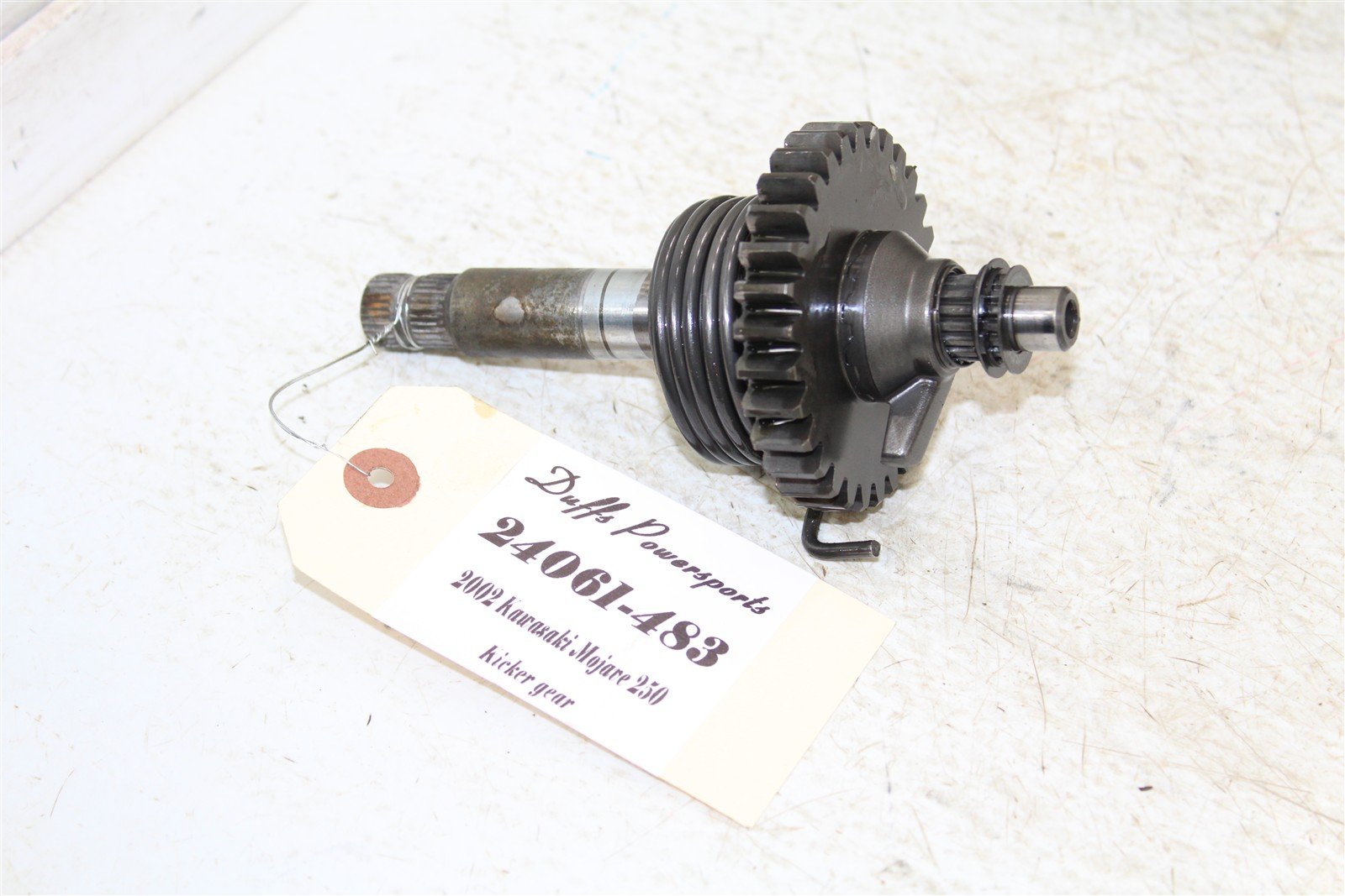 2002 Kawasaki Mojave 250 Kick Start Shaft Kicker Gear Spring 24061