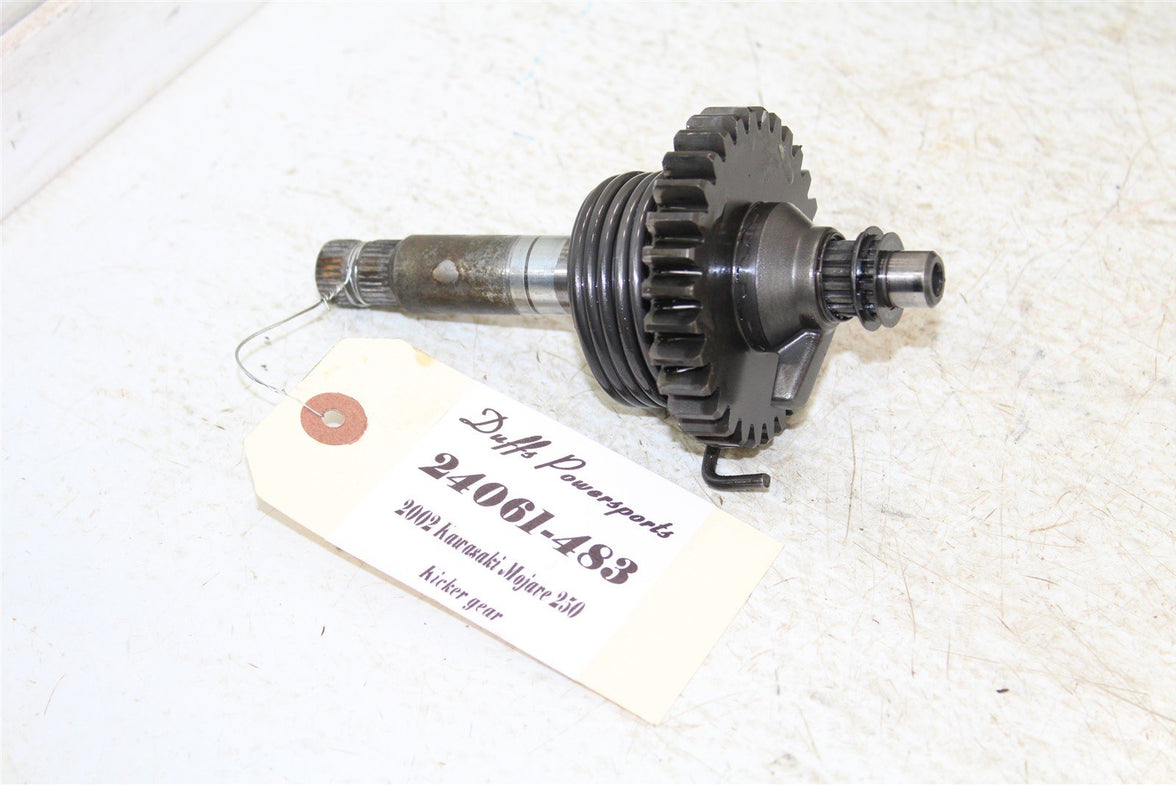 2002 Kawasaki Mojave 250 Kick Start Shaft Kicker Gear Spring 24061