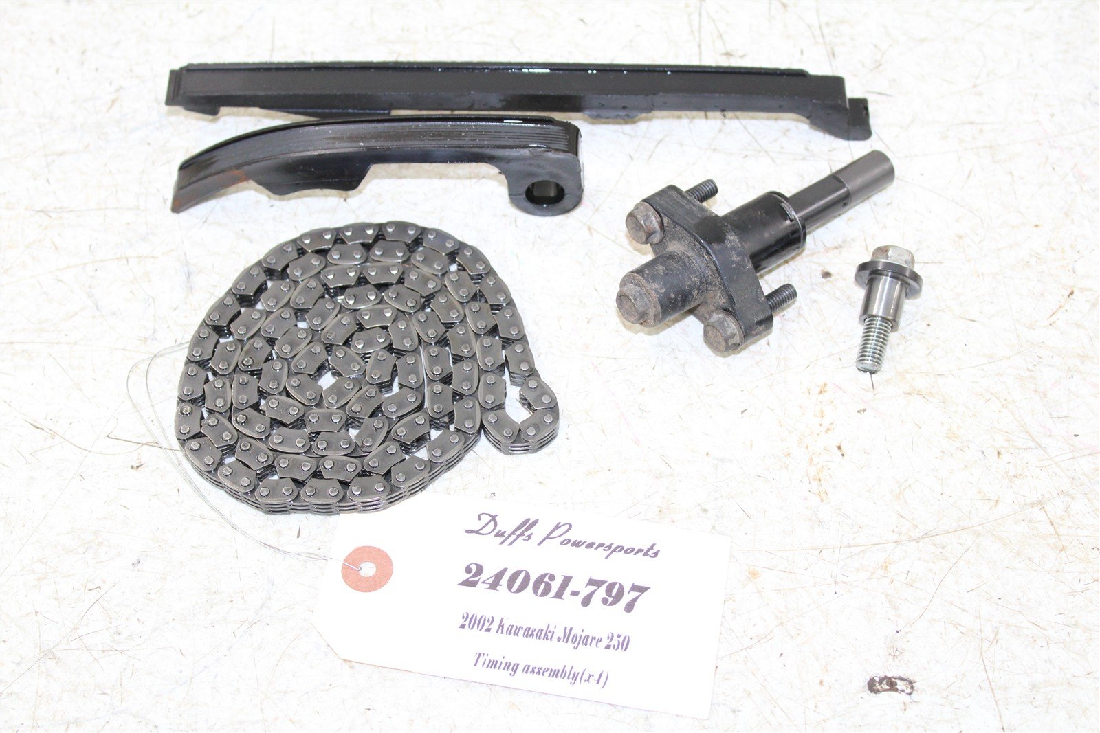2002 Kawasaki Mojave 250 Timing Chain Guide Slides w/ Camshaft Tensioner 24061