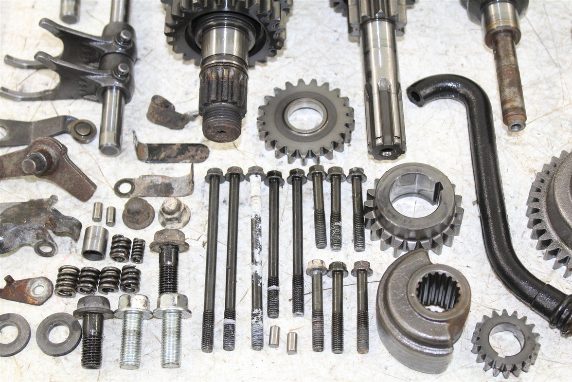 2002 Kawasaki Mojave 250 Transmission Gears Shift Shaft Forks Drum 24061