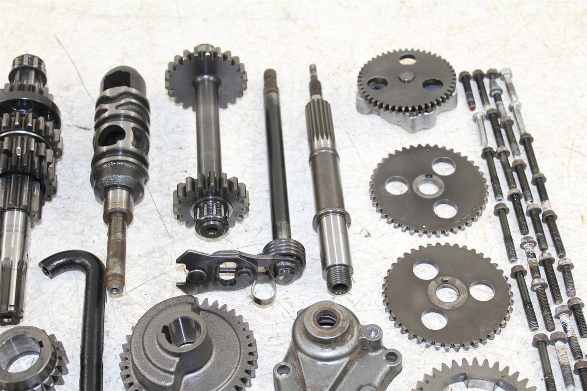 2002 Kawasaki Mojave 250 Transmission Gears Shift Shaft Forks Drum 24061