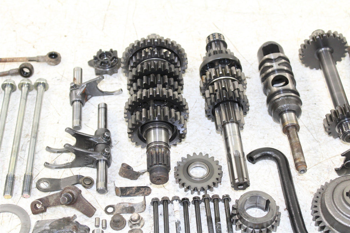 2002 Kawasaki Mojave 250 Transmission Gears Shift Shaft Forks Drum 24061