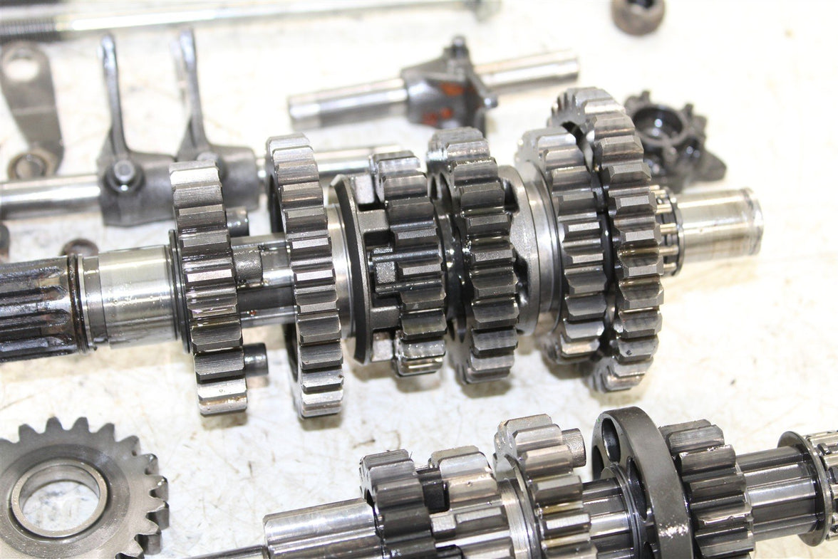 2002 Kawasaki Mojave 250 Transmission Gears Shift Shaft Forks Drum 24061
