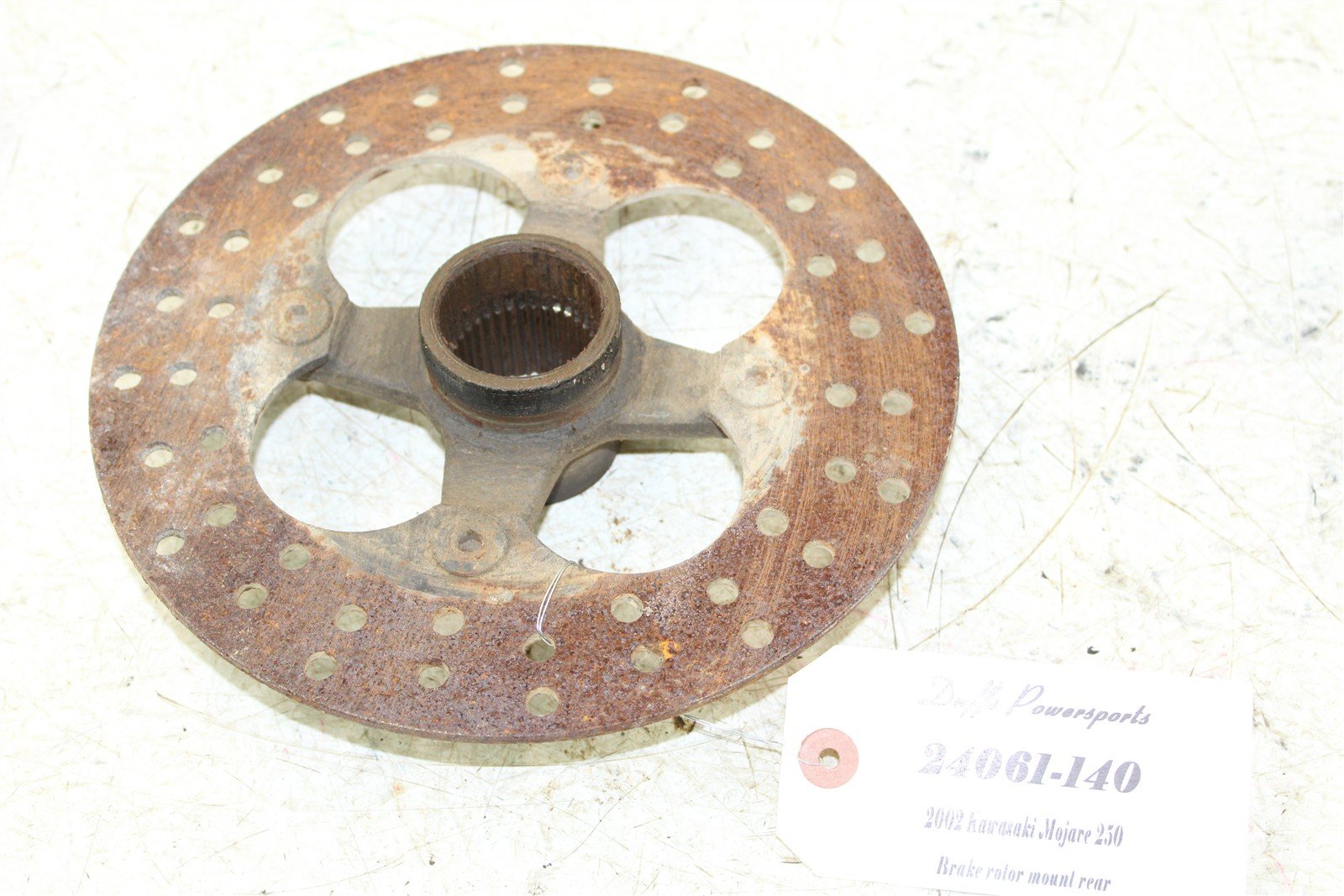 2002 Kawasaki Mojave 250 Rear Brake Rotor Mount Hub w/ Disc 24061