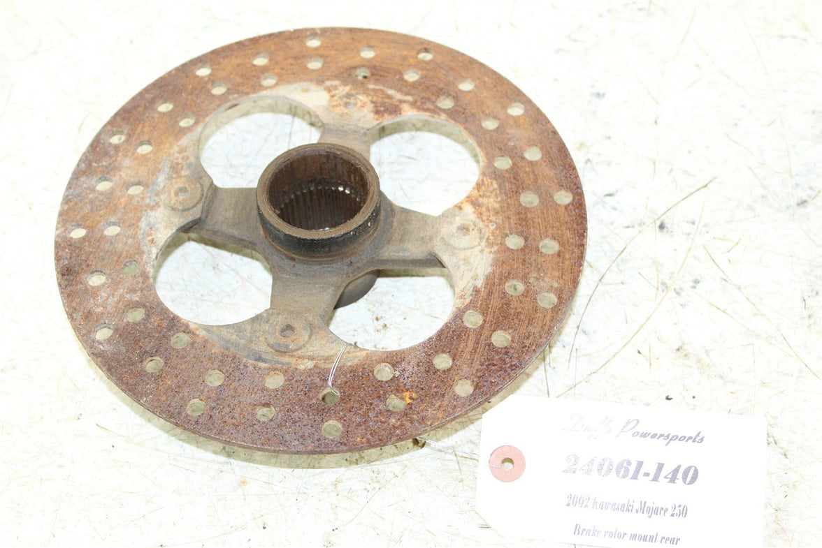 2002 Kawasaki Mojave 250 Rear Brake Rotor Mount Hub w/ Disc 24061