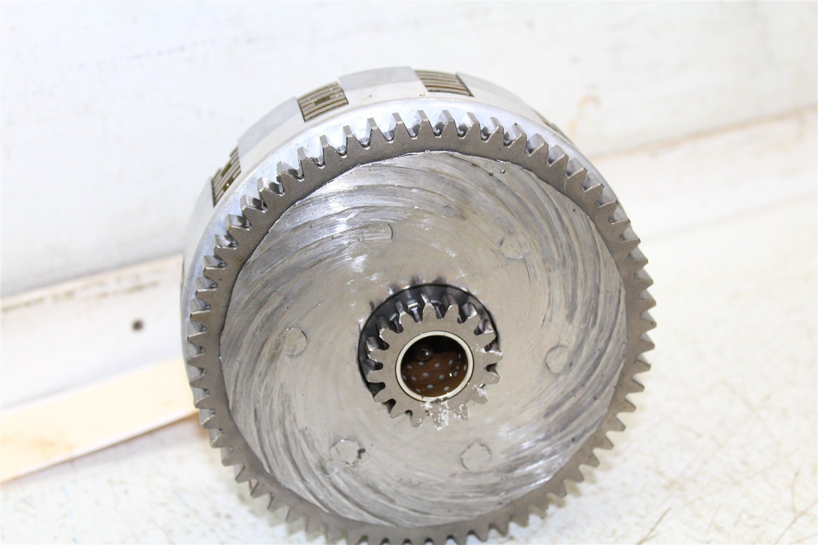 2002 Kawasaki Mojave 250 Clutch Basket Inner Hub Pressure Plate 24061
