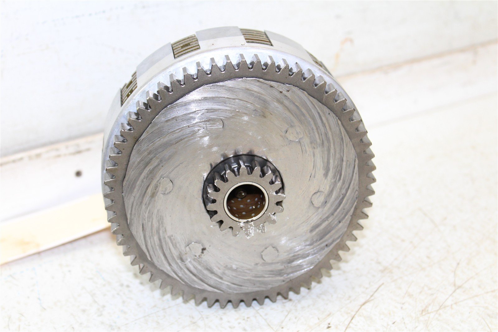 2002 Kawasaki Mojave 250 Clutch Basket Inner Hub Pressure Plate 24061