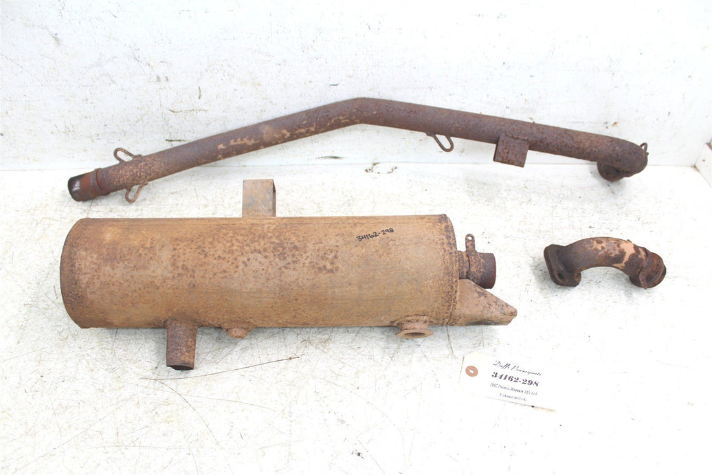 1997 Polaris Magnum 425 4x4 Exhaust Head Pipe Silencer Muffler 34162