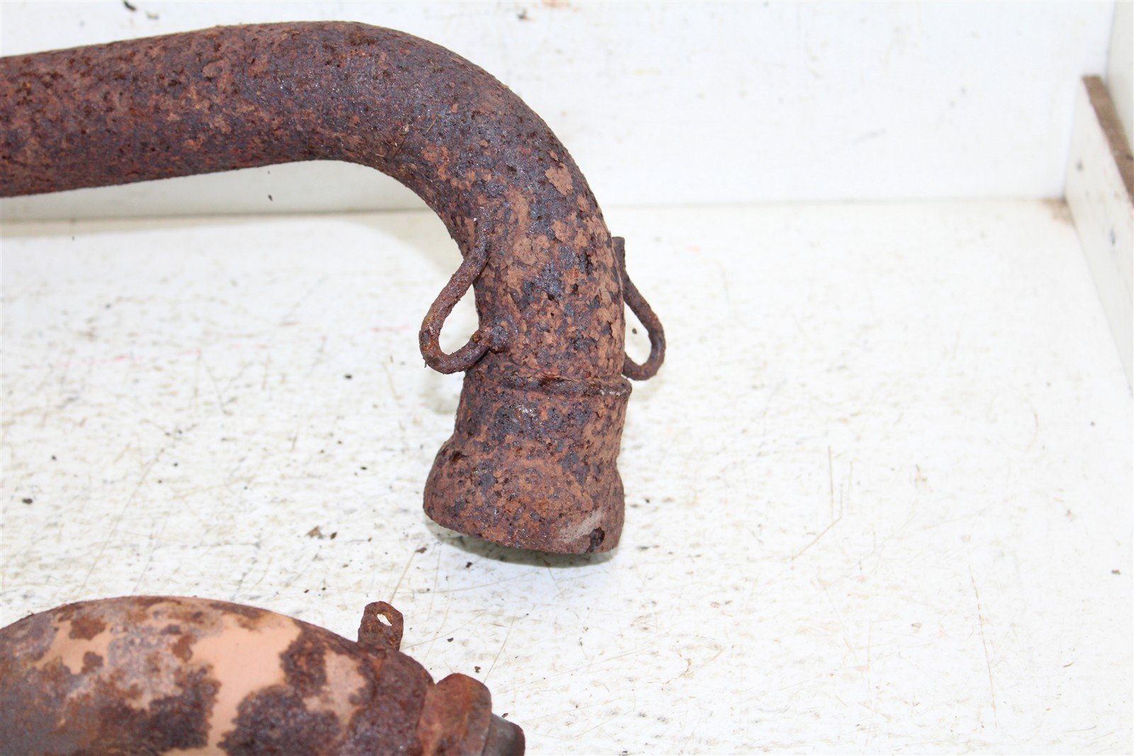 1997 Polaris Magnum 425 4x4 Exhaust Head Pipe Silencer Muffler 34162
