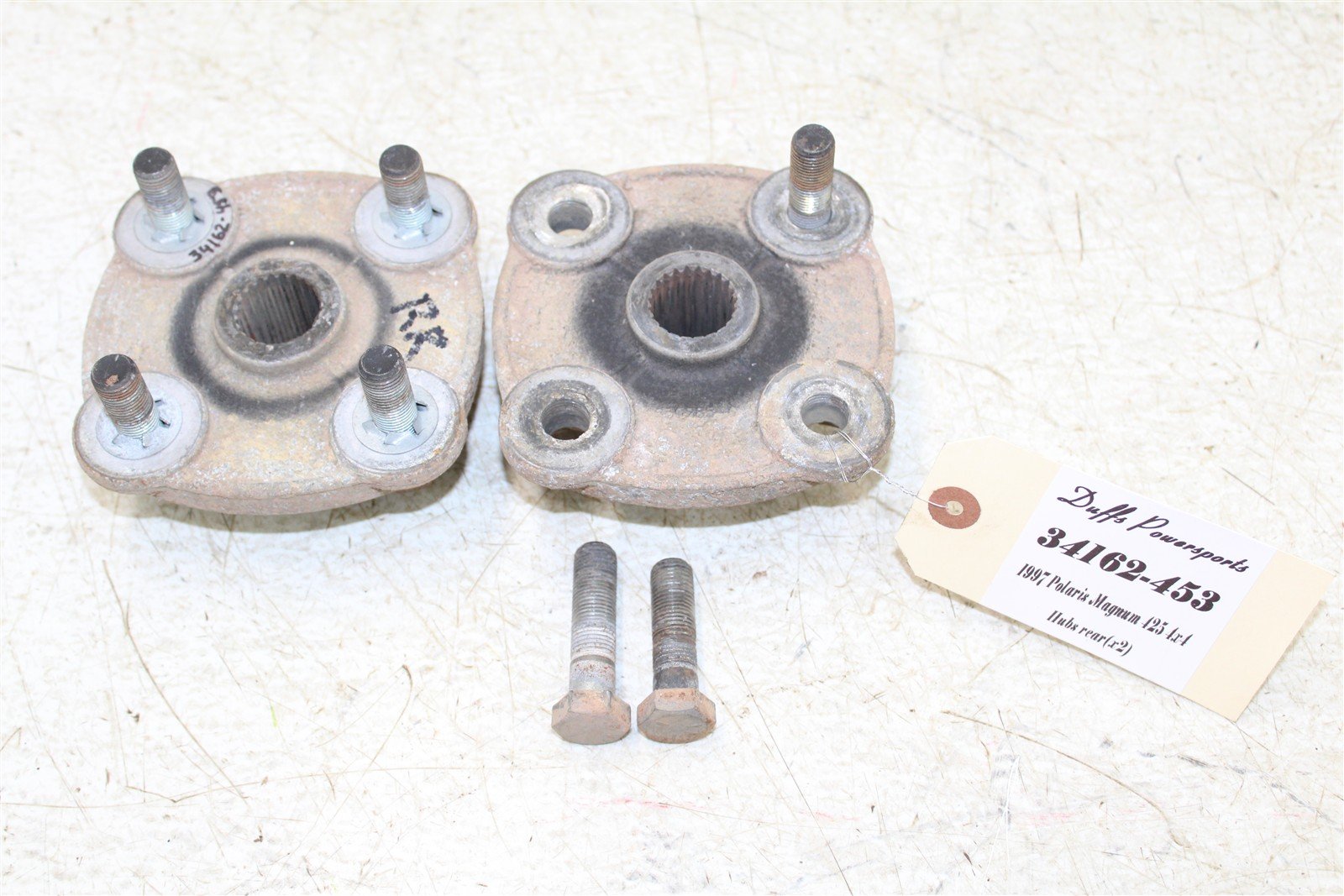 1997 Polaris Magnum 425 4x4 Rear Hubs Wheel Mounts 34162