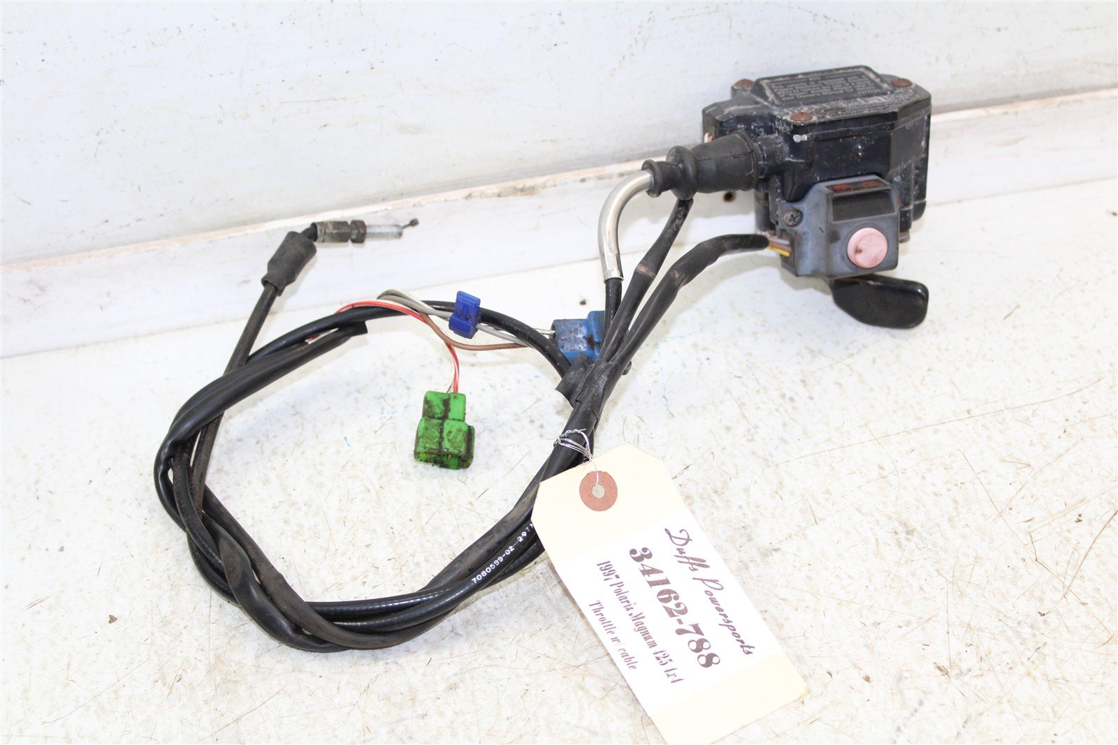 1997 Polaris Magnum 425 4x4 Throttle Lever Housing w/ Cable 34162