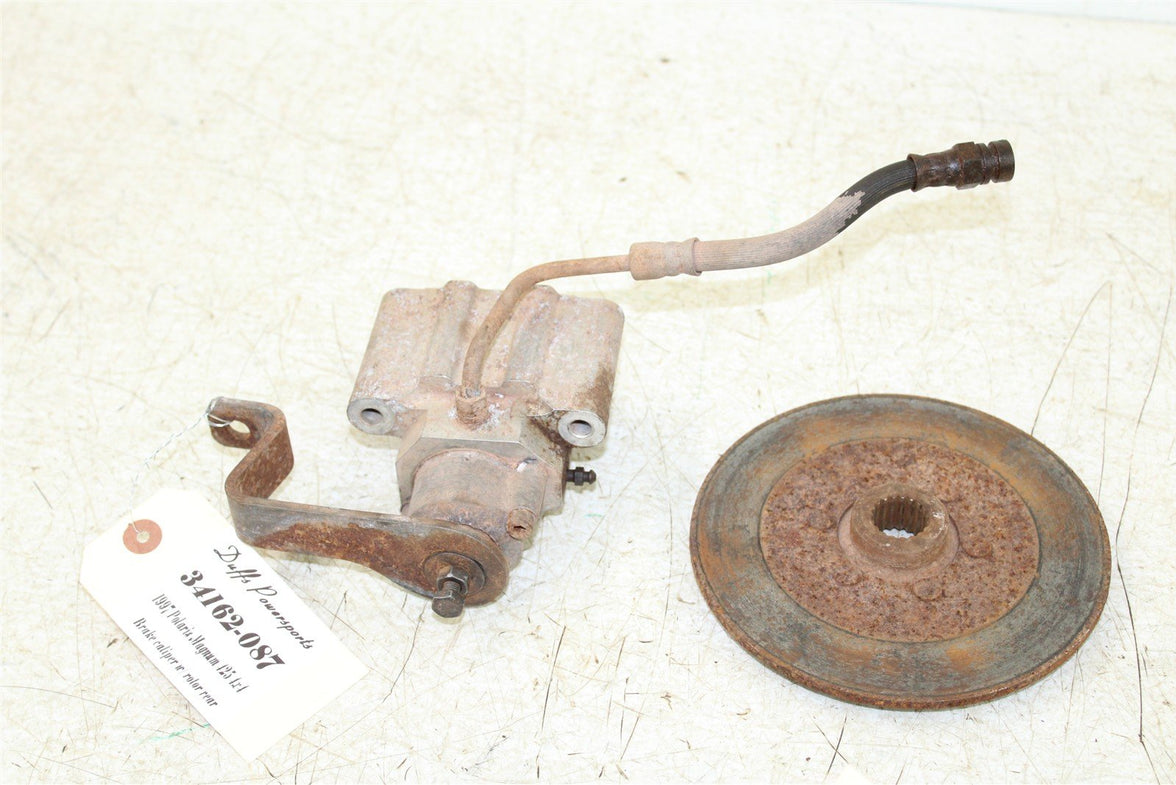 1997 Polaris Magnum 425 4x4 Rear Brake Caliper w/ Rotor 34162