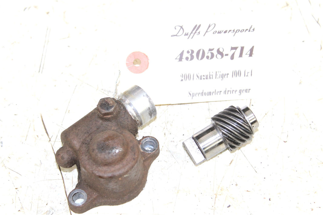 2004 Suzuki Eiger 400 4x4 Speedometer Worm Gear Housing 43058
