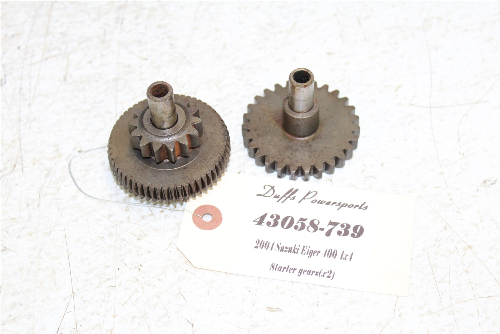 2004 Suzuki Eiger 400 4x4 Starter Motor Limiter Reduction Gears 43058