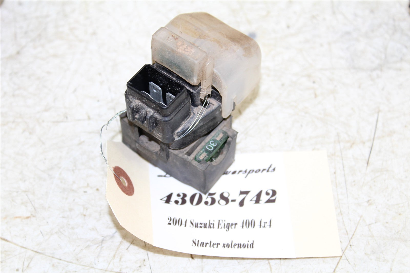 2004 Suzuki Eiger 400 4x4 Starter Relay Solenoid 43058